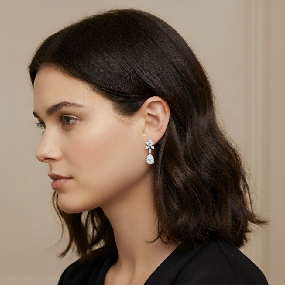 Bridal Bloom Earrings